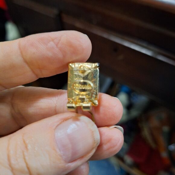 Fornash Women's Vintage Pierced Earrings Clear Glass Faceted Stud Elegant - Picture 9 of 10